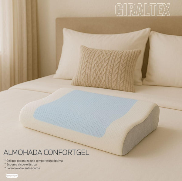 Almohada  Ortopédica con Gel, Giraltex