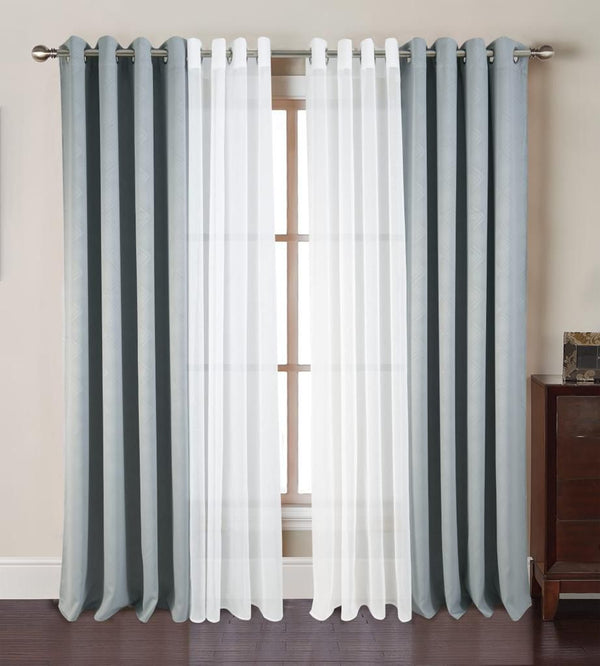 Cortinas Blackout con Velo