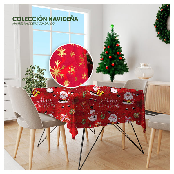 Mantel Rectangular Navideño