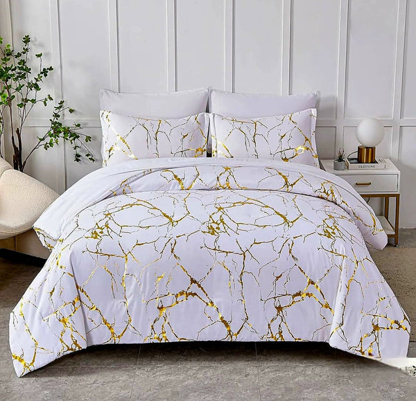 Plumón Marmolizado Doble Faz