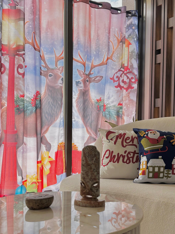 Cortina Navideña Decorativa